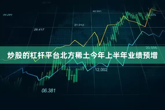 炒股的杠杆平台北方稀土今年上半年业绩预增